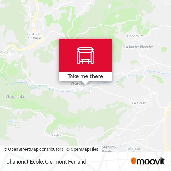 Mapa Chanonat Ecole