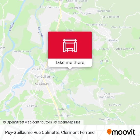 Puy-Guillaume Rue Calmette map