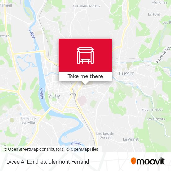 Lycée A. Londres map