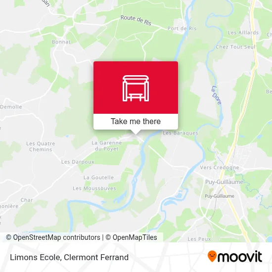 Limons Ecole map