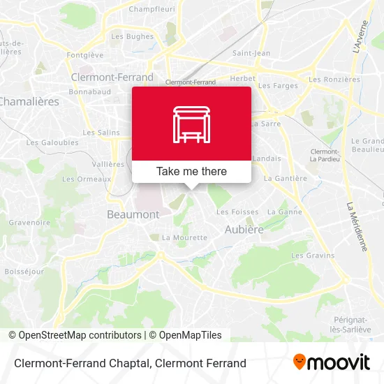 Clermont-Ferrand Chaptal map