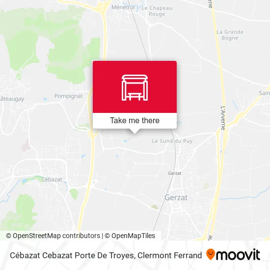 Cébazat Cebazat Porte De Troyes map