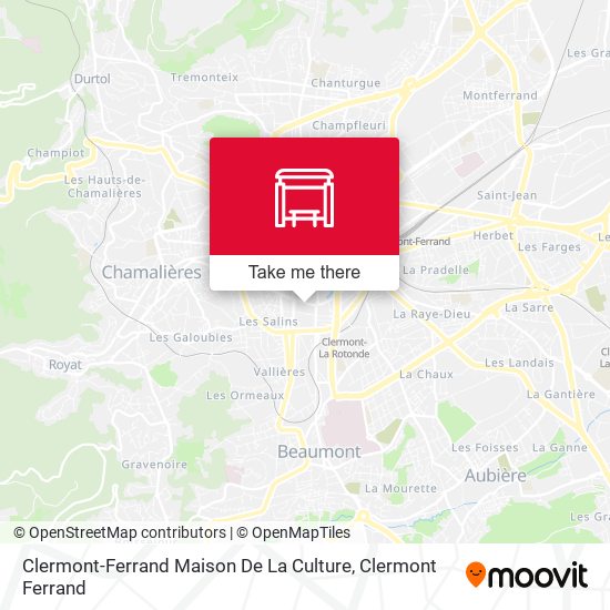 Clermont-Ferrand Maison De La Culture map