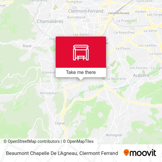 Beaumont Chapelle De L'Agneau map