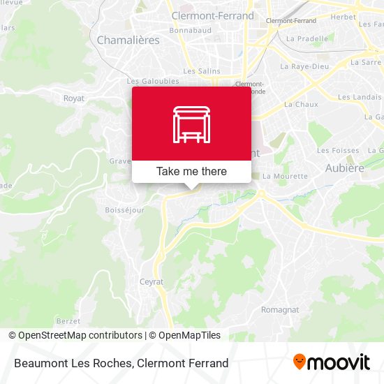 Beaumont Les Roches map