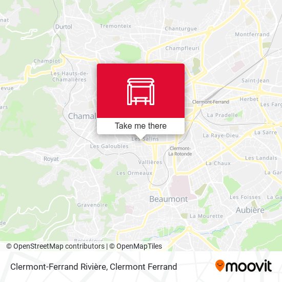 Clermont-Ferrand Rivière map
