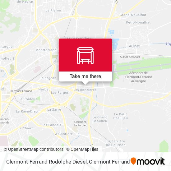 Clermont-Ferrand Rodolphe Diesel map