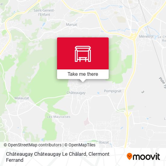 Châteaugay Châteaugay Le Châlard map