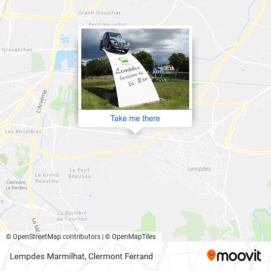 Lempdes Marmilhat map