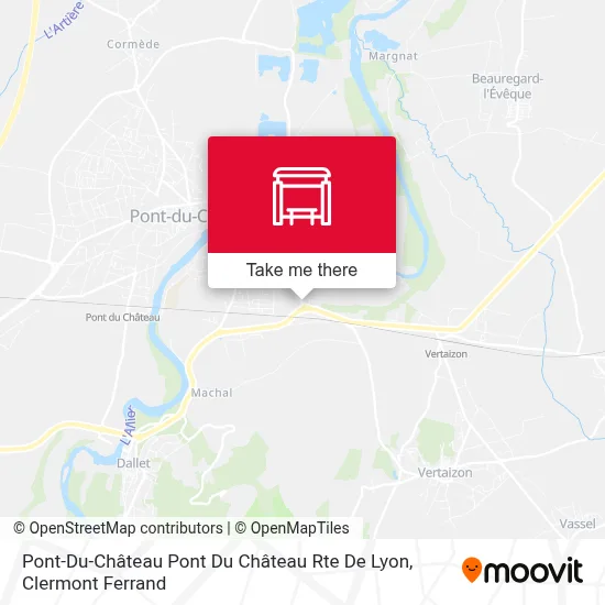 Pont-Du-Château Pont Du Château Rte De Lyon map
