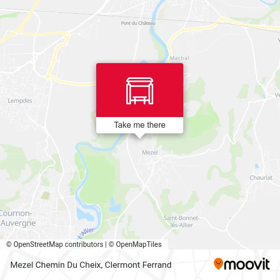 Mezel Chemin Du Cheix map