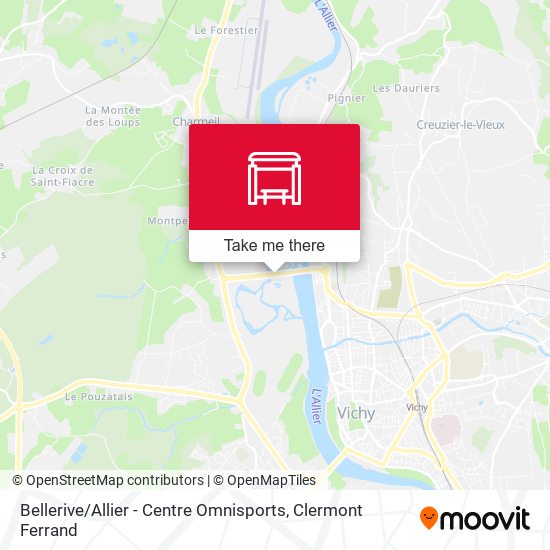 Bellerive / Allier - Centre Omnisports map