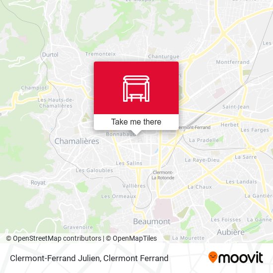 Clermont-Ferrand Julien map