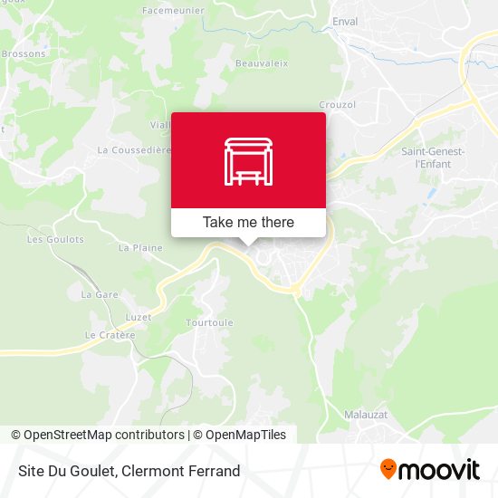 Site Du Goulet map