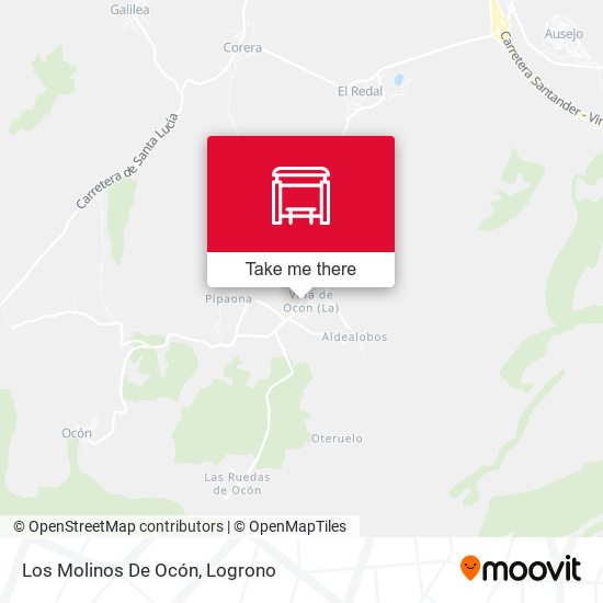 Los Molinos De Ocón map