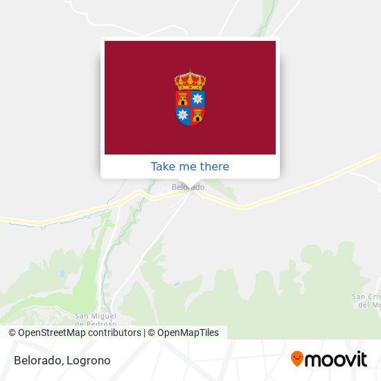 mapa Belorado