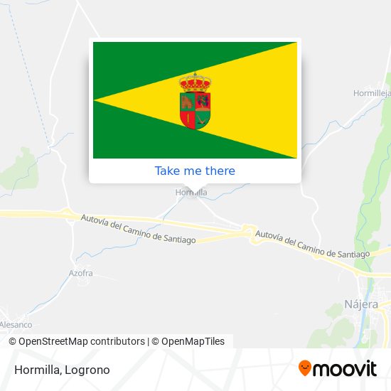 mapa Hormilla