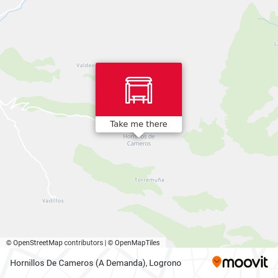 mapa Hornillos De Cameros (A Demanda)