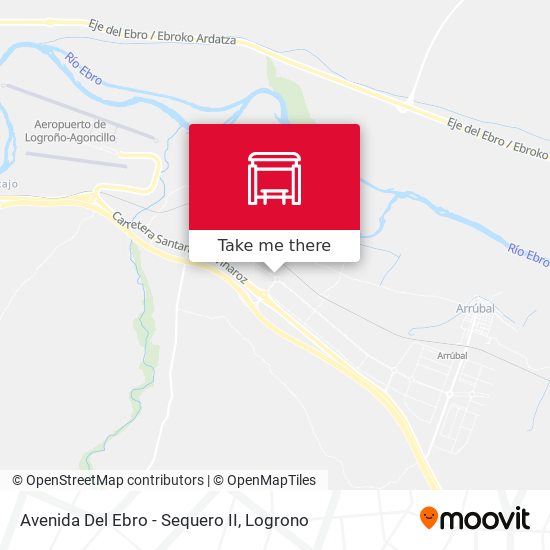 Avenida Del Ebro - Sequero II map