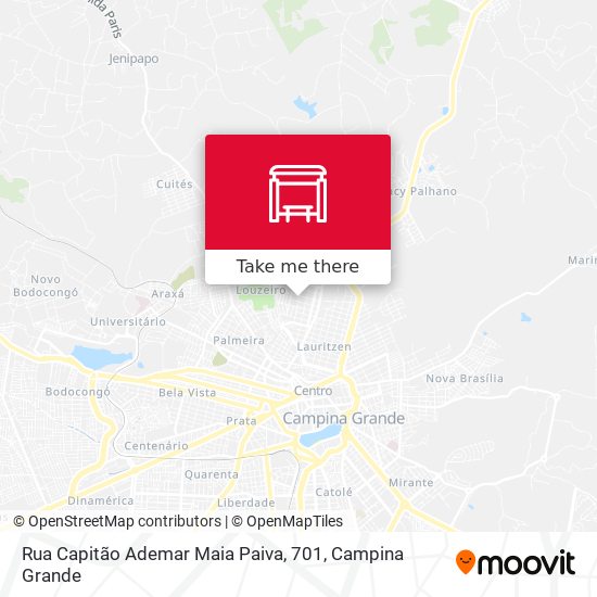 Rua Capitão Ademar Maia Paiva, 701 map