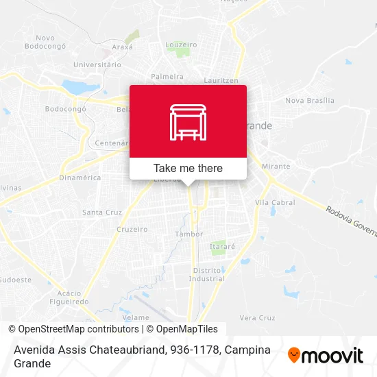 Avenida Assis Chateaubriand, 936-1178 map