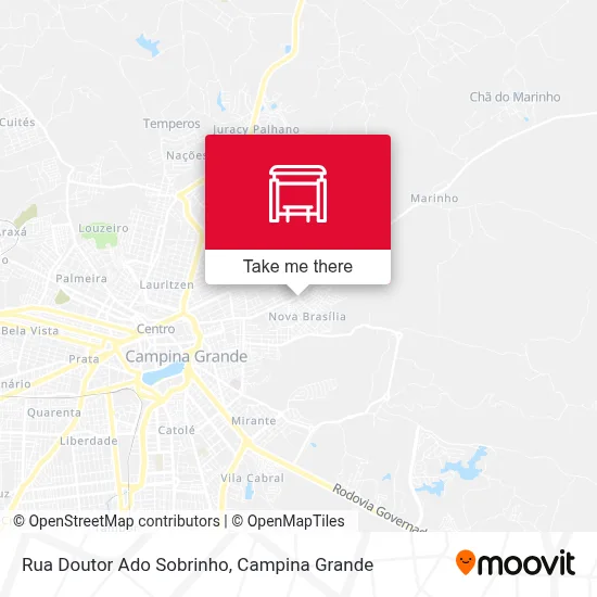 Rua Doutor Ado Sobrinho map