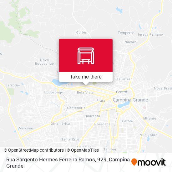 Mapa Rua Sargento Hermes Ferreira Ramos, 929