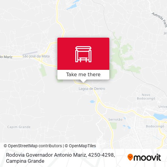 Rodovia Governador Antonio Mariz, 4250-4298 map