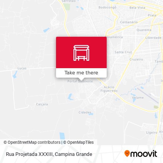 Rua Projetada XXXIII map