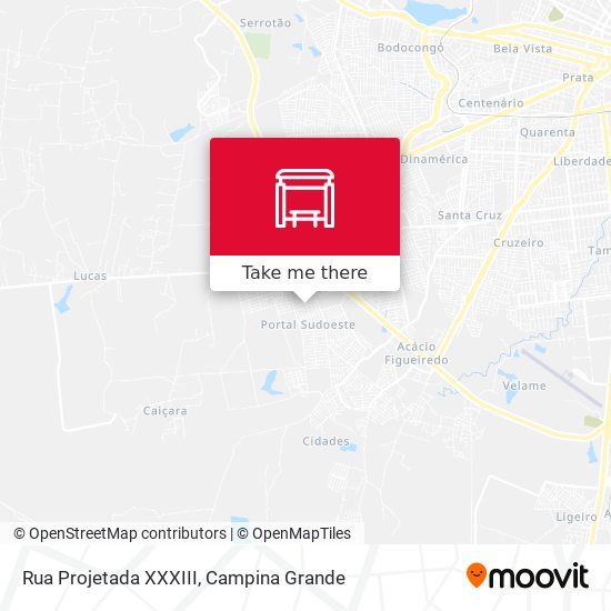 Rua Projetada XXXIII map