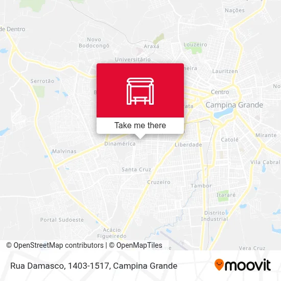Rua Damasco, 1403-1517 map