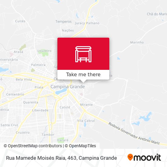 Mapa Rua Mamede Moisés Raia, 463