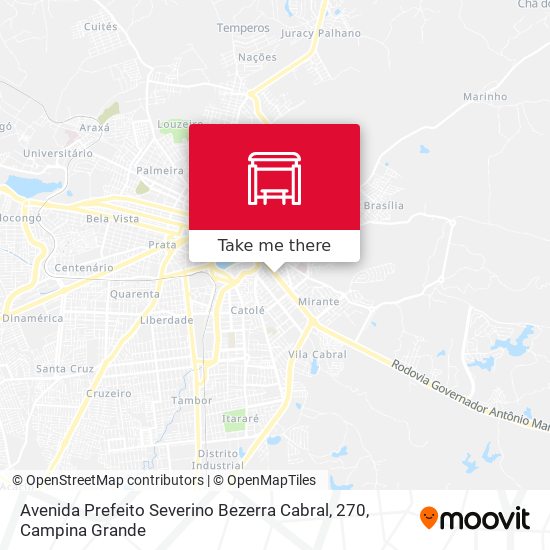 Avenida Prefeito Severino Bezerra Cabral, 270 map