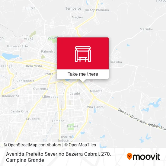 Avenida Prefeito Severino Bezerra Cabral, 270 map
