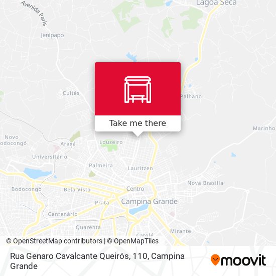 Mapa Rua Genaro Cavalcante Queirós, 110