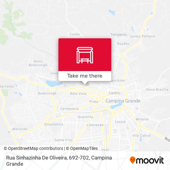 Rua Sinhazinha De Oliveira, 692-702 map