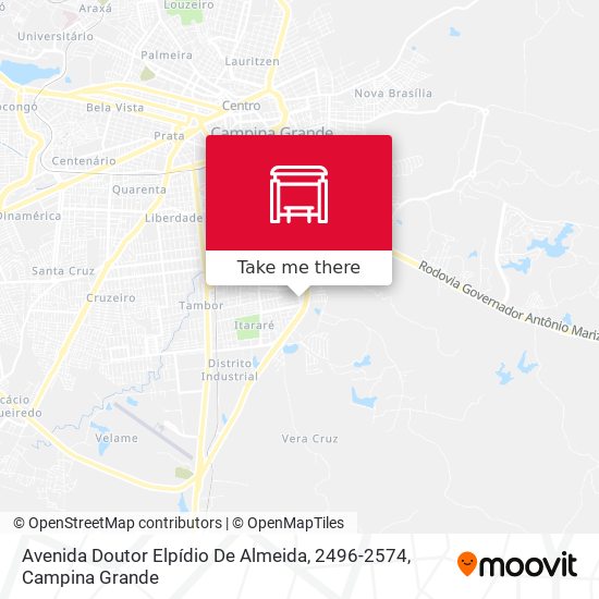 Avenida Doutor Elpídio De Almeida, 2496-2574 map