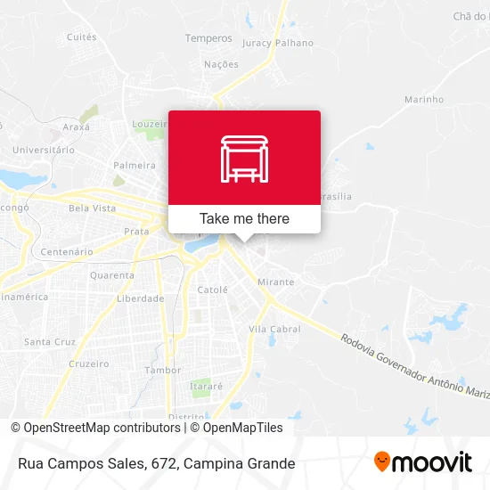 Rua Campos Sales, 672 map