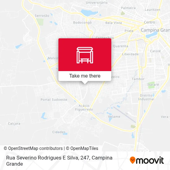 Rua Severino Rodrigues E Silva, 247 map