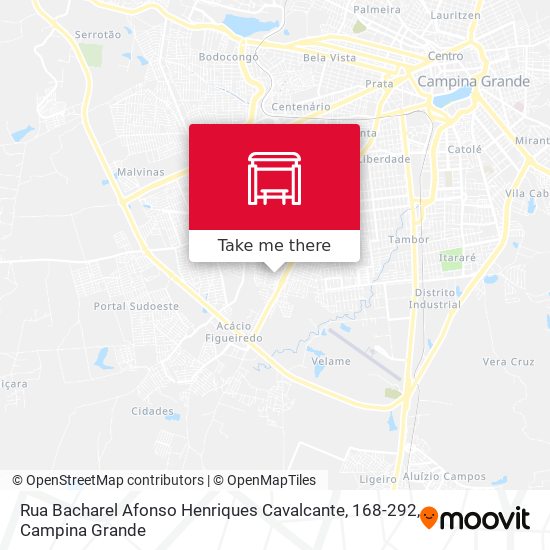 Rua Bacharel Afonso Henriques Cavalcante, 168-292 map