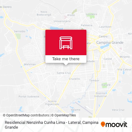 Mapa Residencial Nenzinha Cunha Lima - Lateral