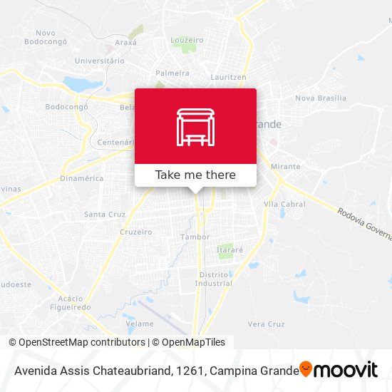 Avenida Assis Chateaubriand, 1261 map