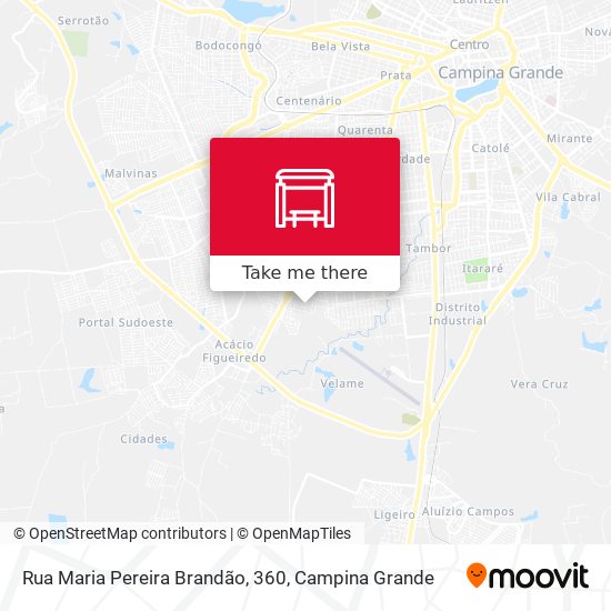 Rua Maria Pereira Brandão, 360 map