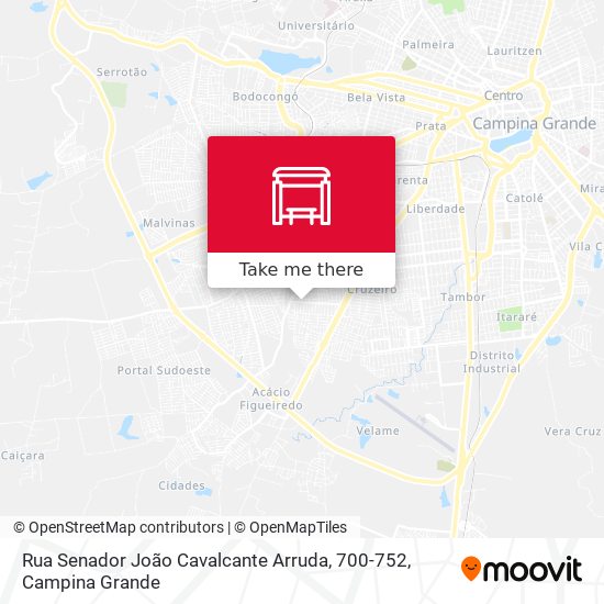 Rua Senador João Cavalcante Arruda, 700-752 map