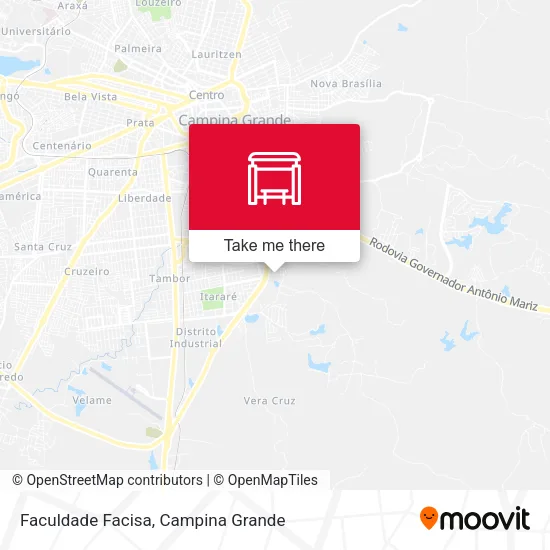 Faculdade Facisa map