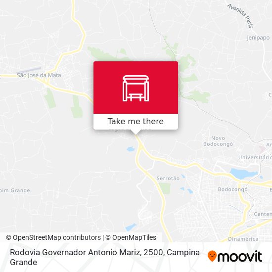 Rodovia Governador Antonio Mariz, 2500 map