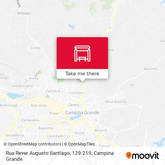 Rua Rever Augusto Santiago, 129-219 map