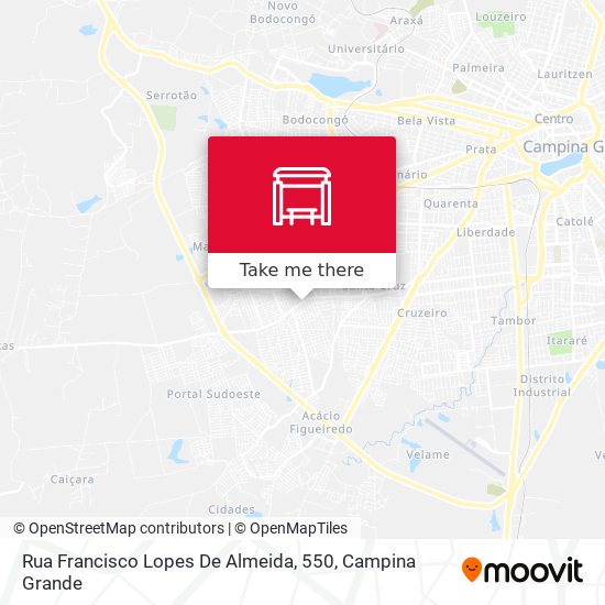 Mapa Rua Francisco Lopes De Almeida, 550