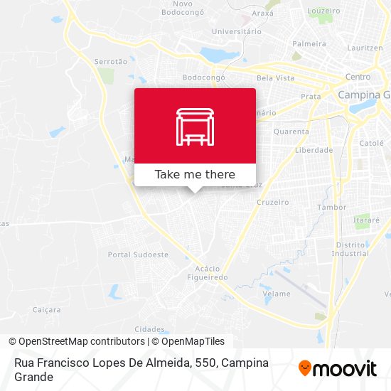 Rua Francisco Lopes De Almeida, 550 map