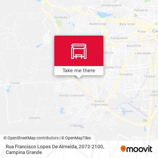 Rua Francisco Lopes De Almeida, 2072-2100 map